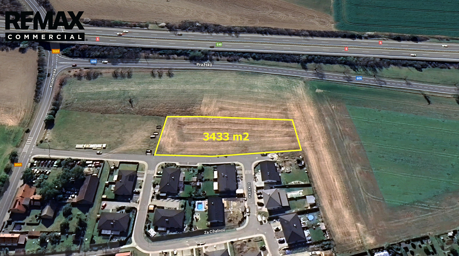 Prodej komerčního pozemku 3 433 m² – fotografie 3