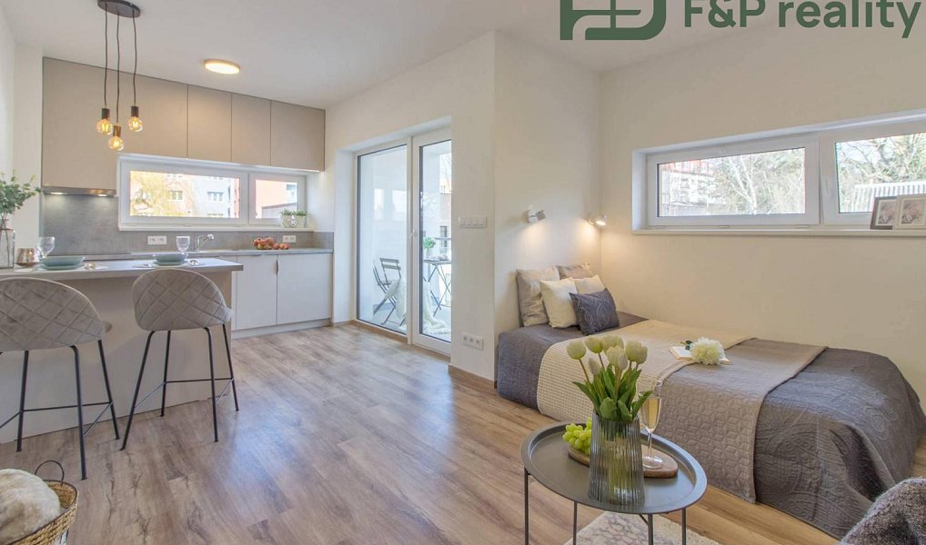 Pronájem bytu 1+kk, 33 m², Praha-východ, Říčany