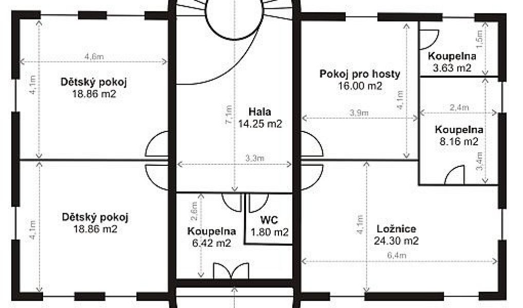 Pronájem domu 243 m² s pozemkem 387 m², Praha – náhled fotky 27