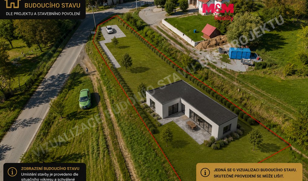 Prodej stavebního pozemku 1 163 m², Zbraslavice – náhled fotky 7