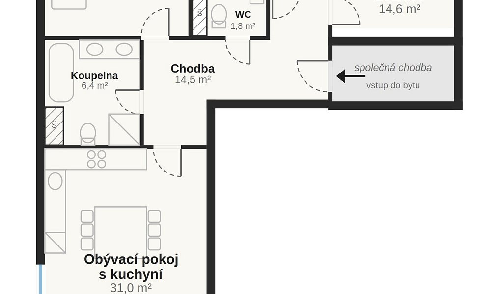 Prodej bytu 4+kk 103 m², Praha – náhled fotky 16