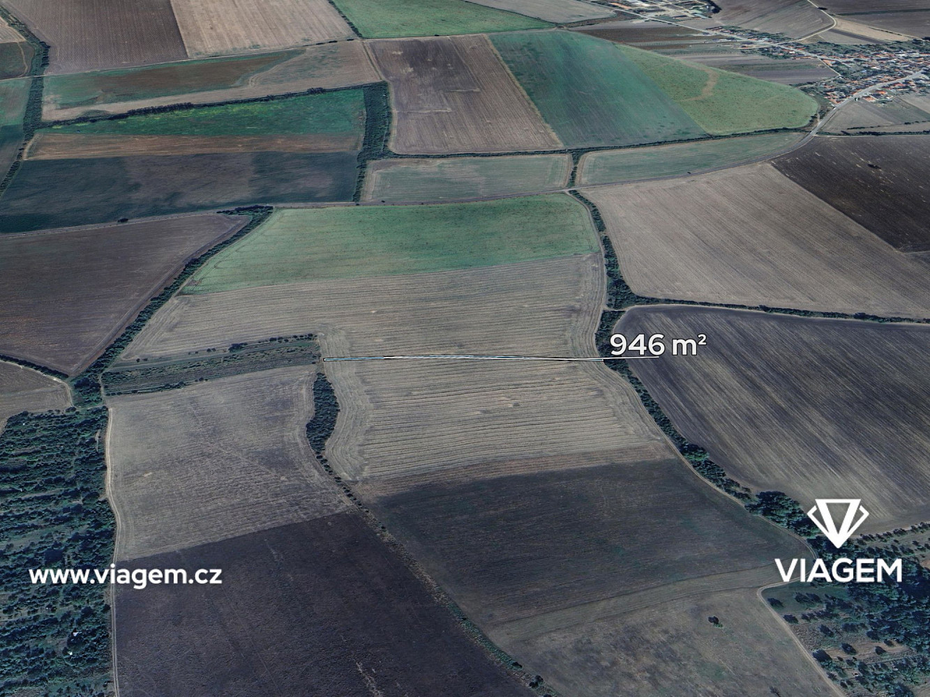 Prodej pole 946 m²