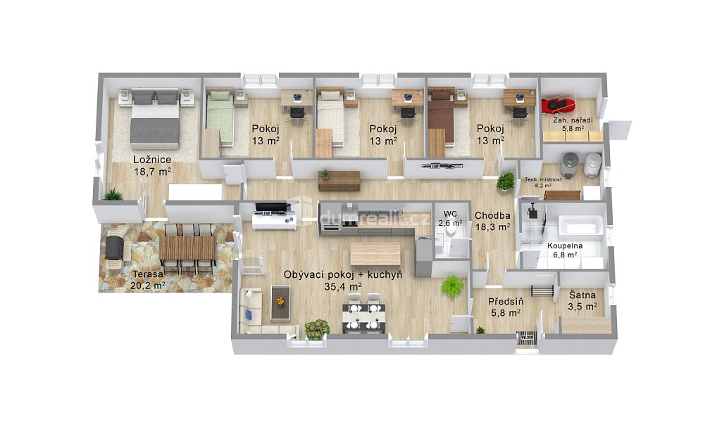 Prodej domu 189 m² s pozemkem 1 018 m², Andělská Hora – náhled fotky 4