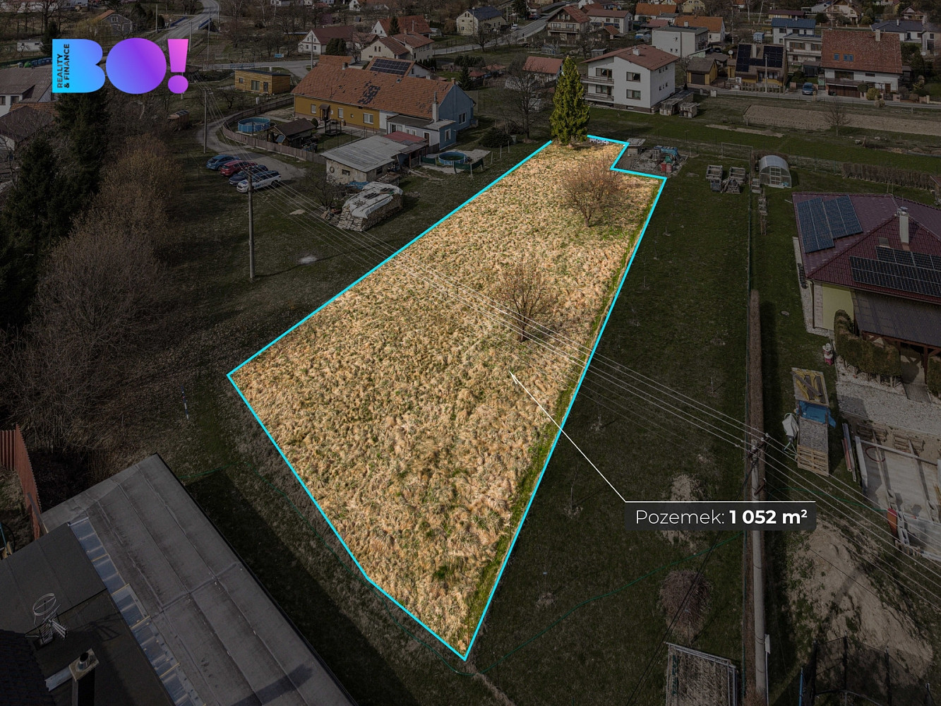 Prodej stavebního pozemku 1 052 m²