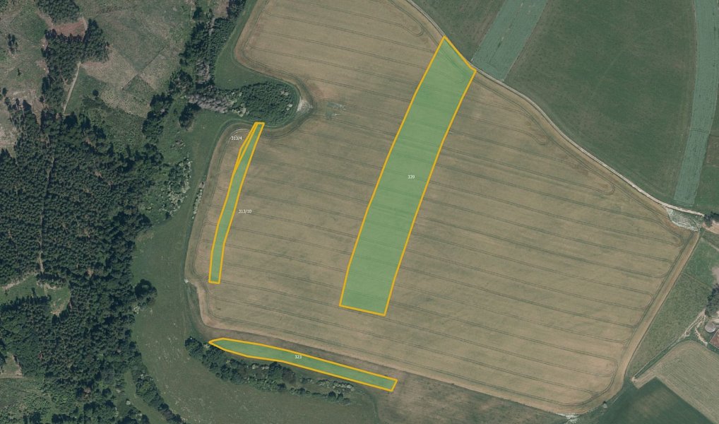 Prodej pozemku, 14096 m², Kutná Hora, Bohdaneč