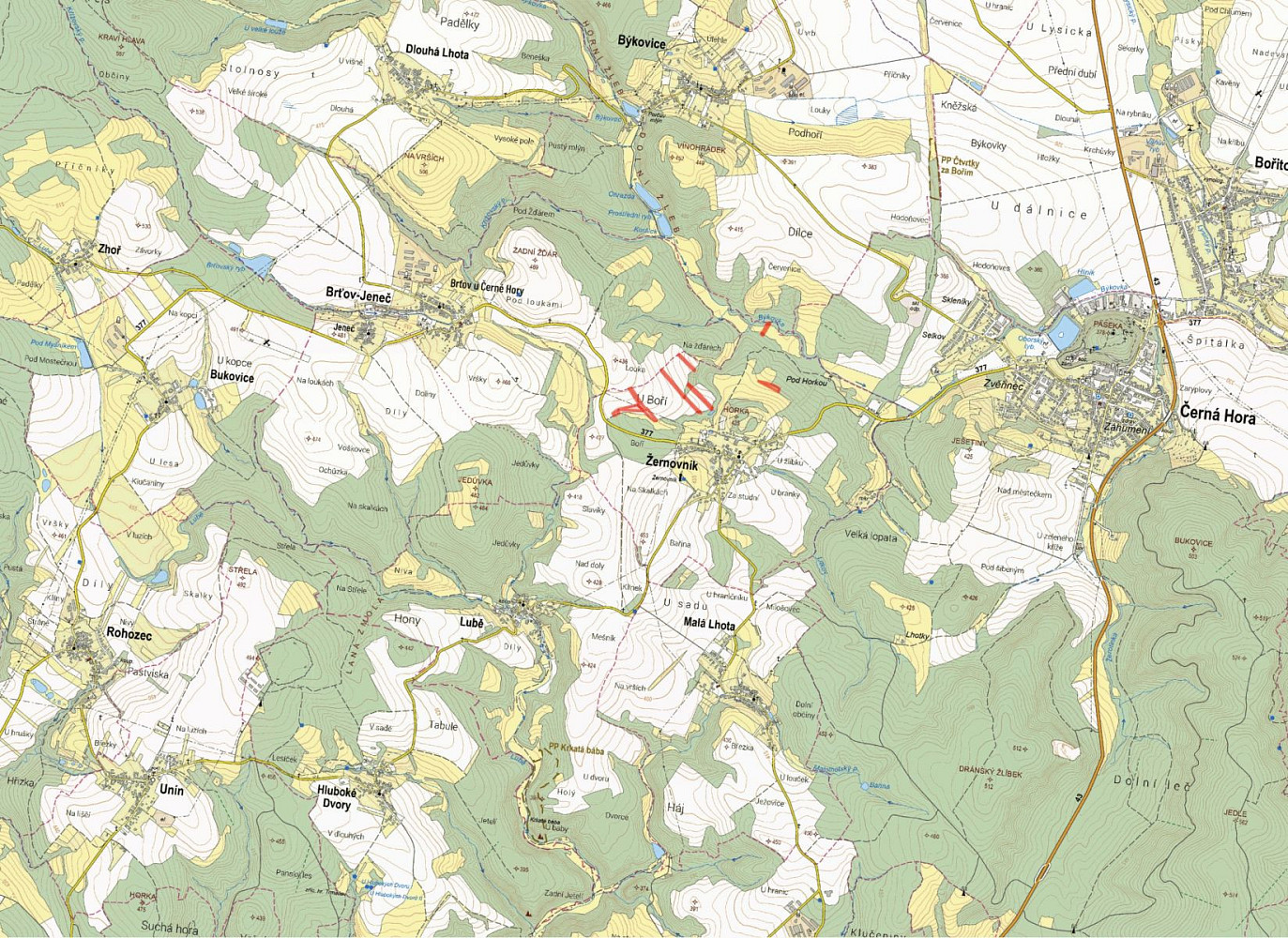 Prodej pole 5 757 m² — photo 2