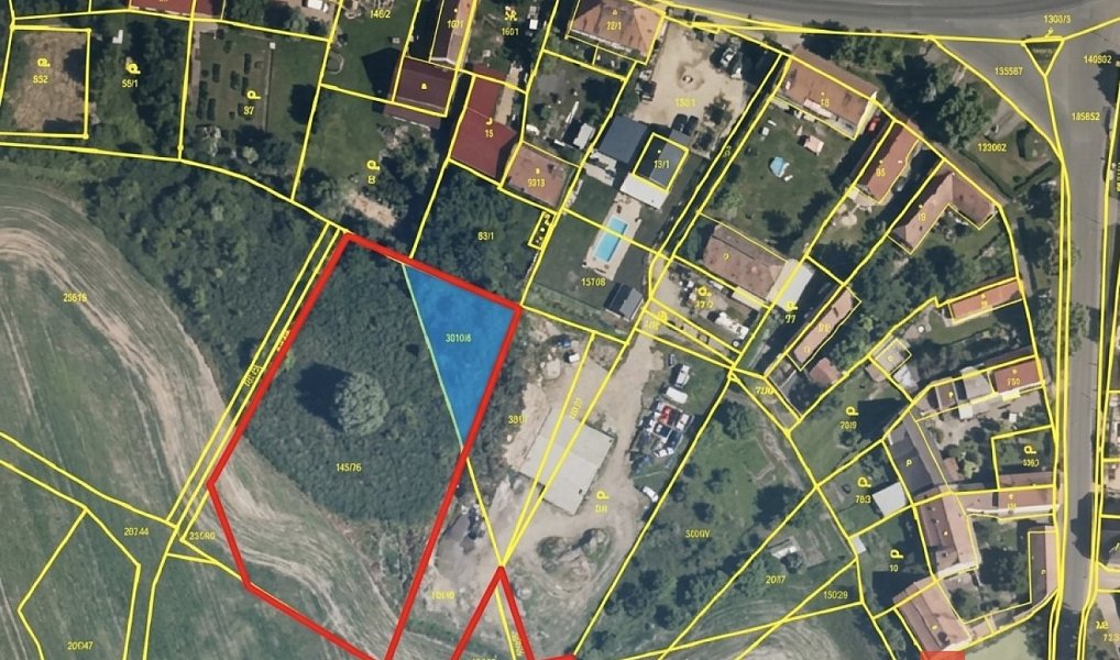 Prodej stavebního pozemku 4 536 m², Staňkovice – náhled fotky 3
