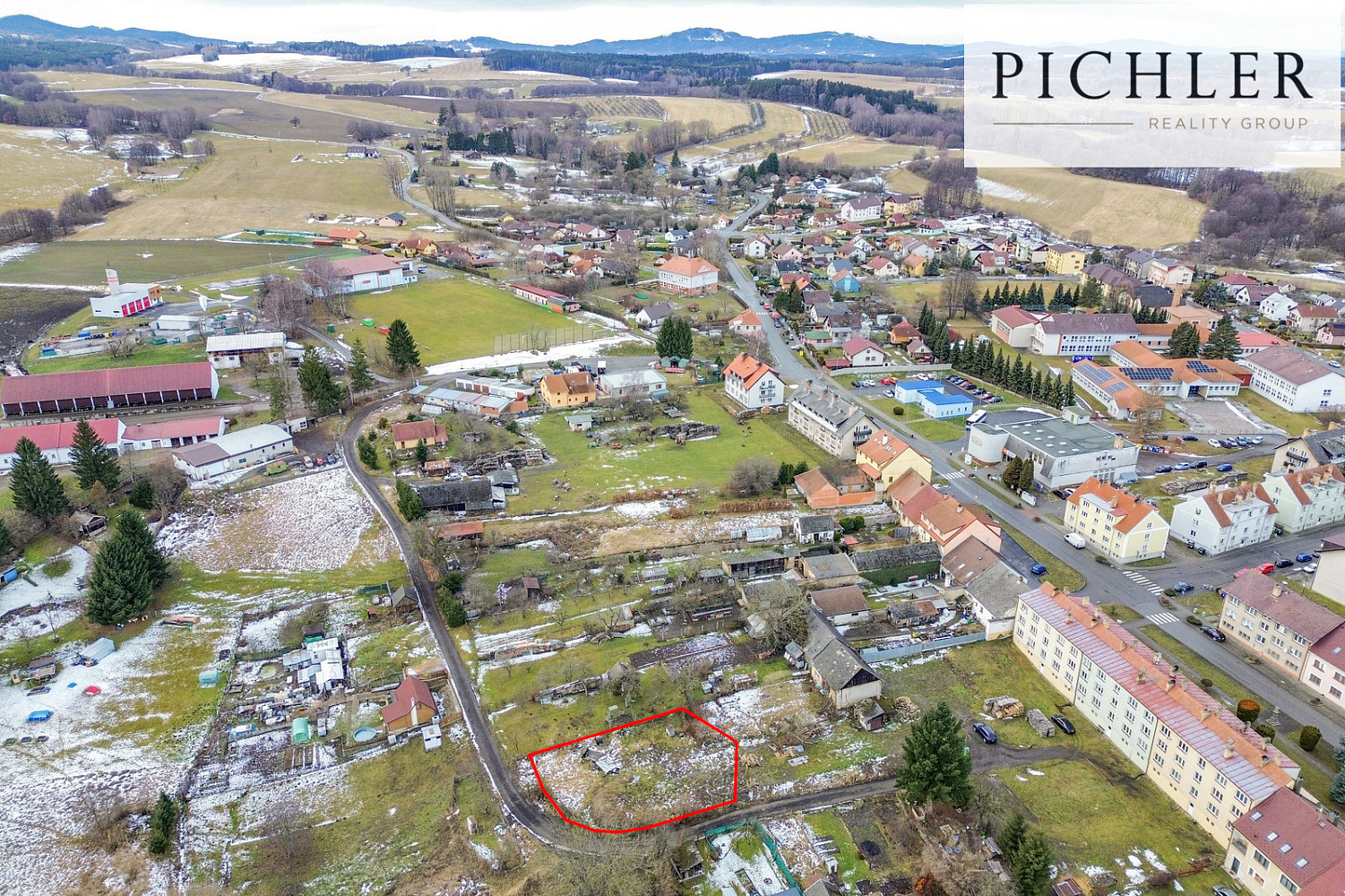 Prodej stavebního pozemku 653 m²