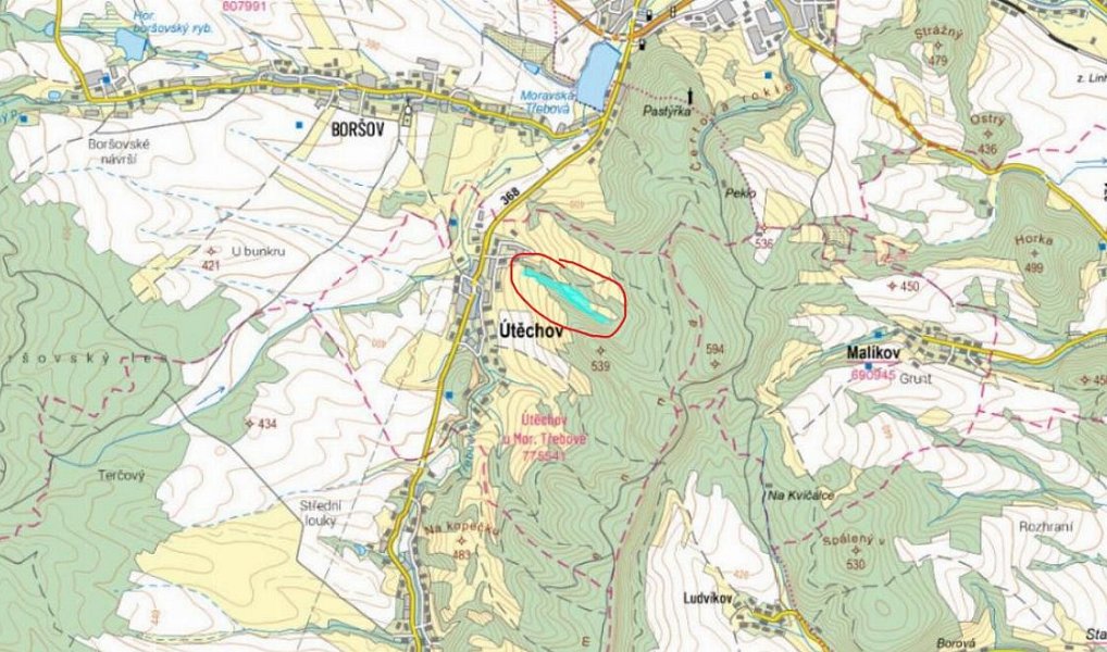Prodej pozemku 50 152 m², Útěchov – náhled fotky 12