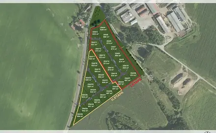Prodej stavebního pozemku 873 m², Žehuň, okres Kolín