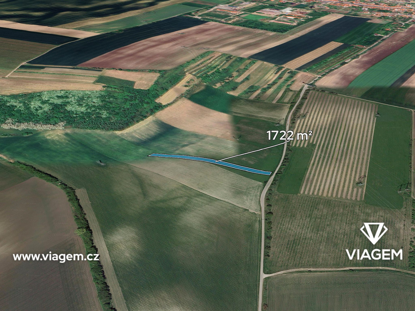 Prodej pole 861 m²