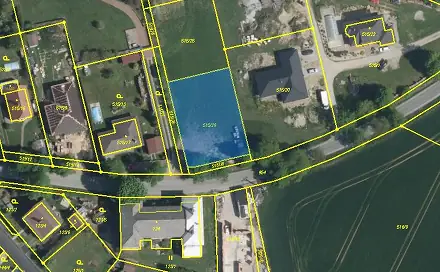 Prodej stavebního pozemku 1 100 m², Větrný Jeníkov, okres Jihlava