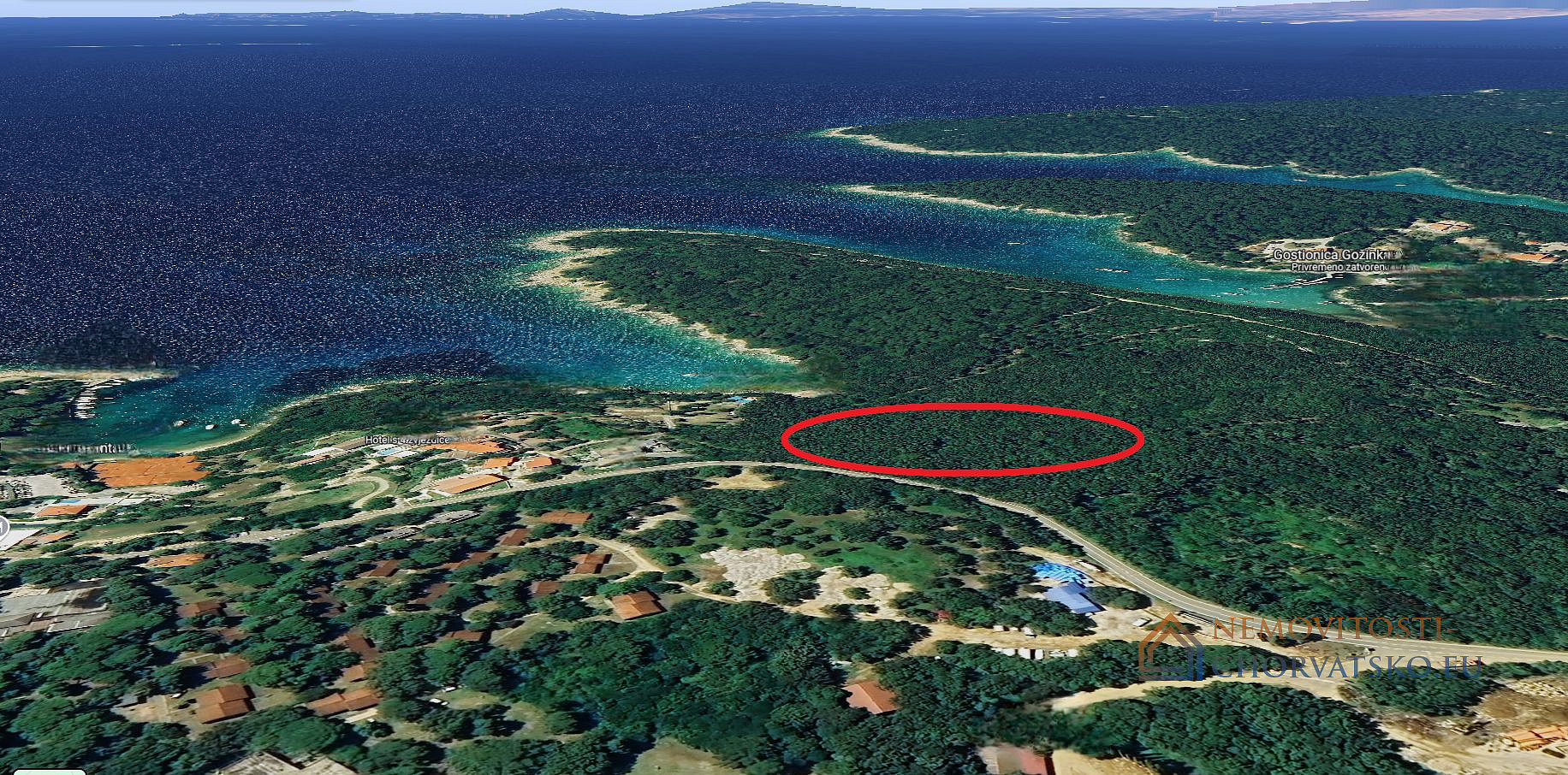 Pozemek 17 200 m2m², Rab – pohled 5