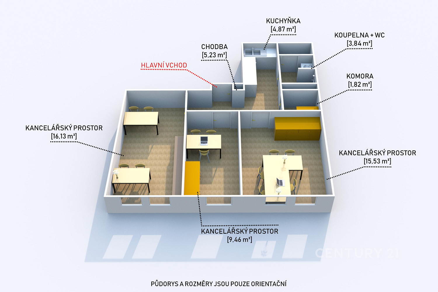 Pronájem kanceláře 59 m² – fotografie 5