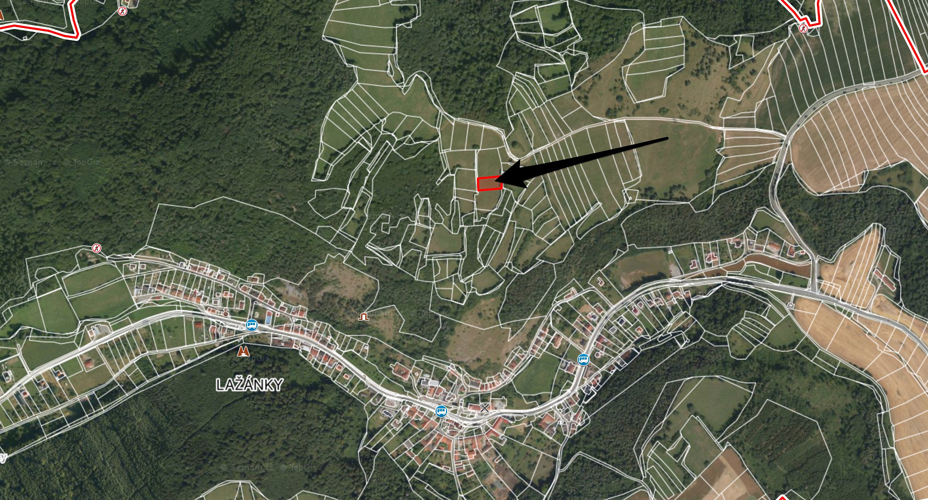 Prodej louky 1 448 m²
