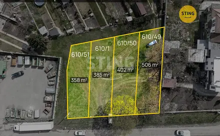 Prodej stavebního pozemku 1 651 m², Nádražní, Chropyně, okres Kroměříž