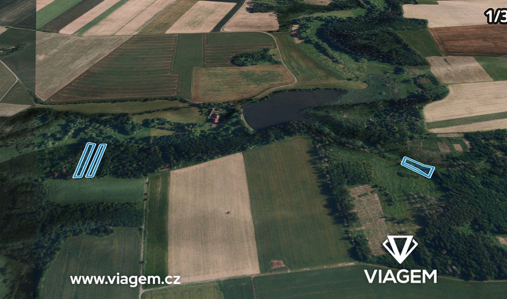 Prodej lesa 12 665 m², Radkovice u Budče – náhled fotky 2