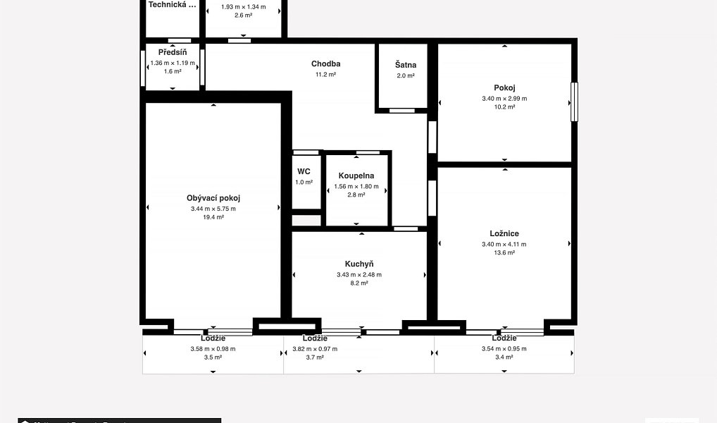 Prodej bytu 3+1 81 m², Blansko – náhled fotky 15