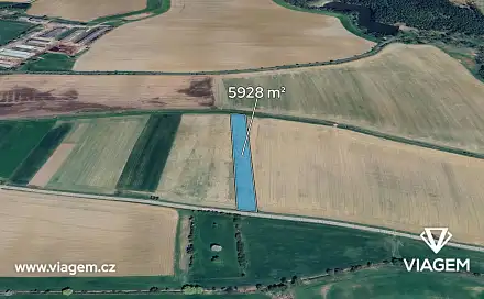 Prodej pole 658 m², Dražíč, okres České Budějovice