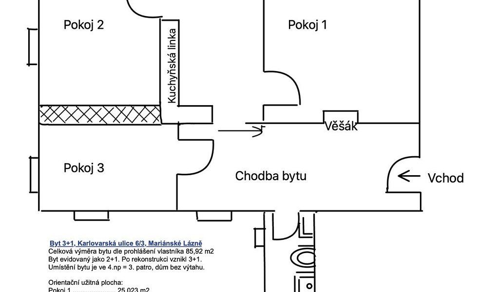 Prodej bytu 3+1 85 m², Mariánské Lázně – náhled fotky 7