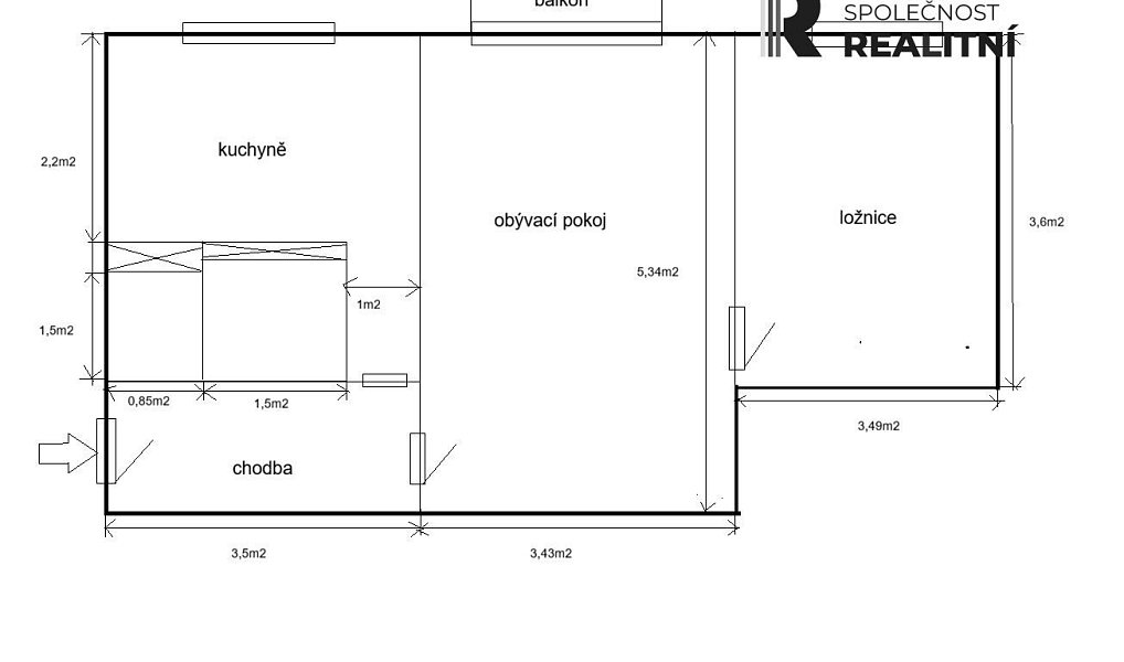 Prodej bytu 2+1 51 m², Uničov – náhled fotky 10