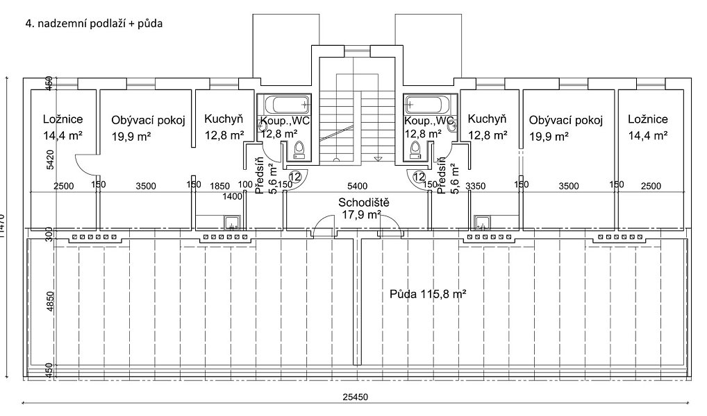 Prodej nájemního domu, činžáku 797 m², Ústí nad Labem – náhled fotky 16