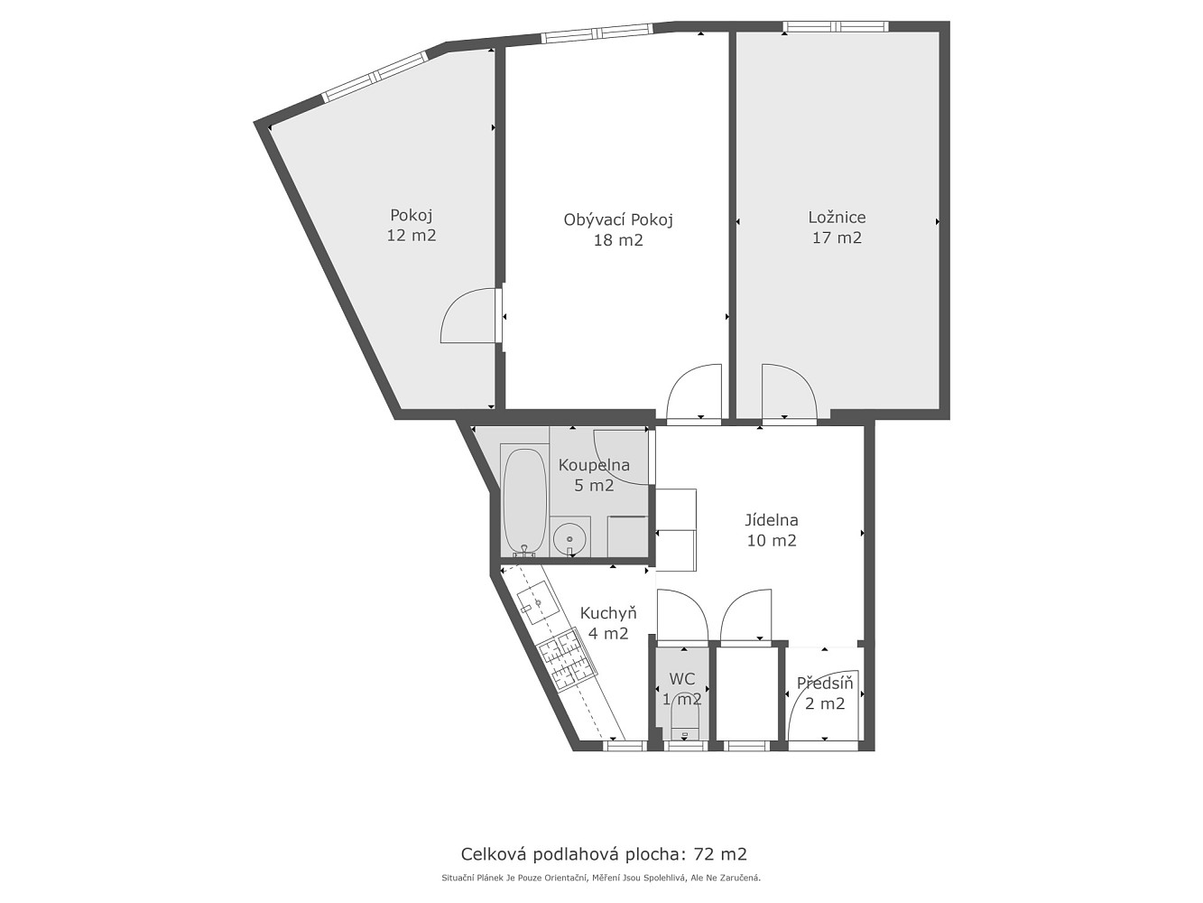 Prodej bytu 3+1 72 m² – fotografie 3