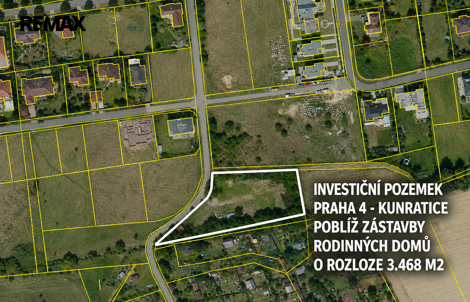 Prodej pozemku 3 468 m²