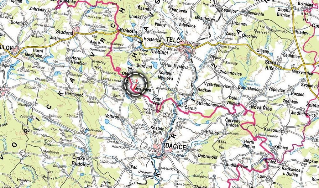 Prodej pole 19 259 m², Mysletice – náhled fotky 4