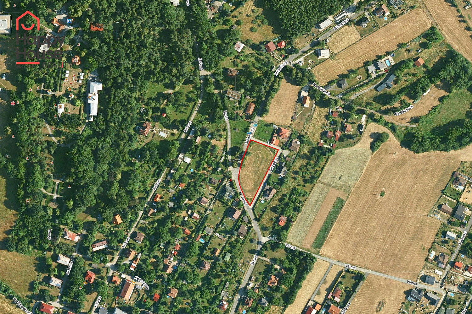 Prodej stavebního pozemku 2 875 m² – fotografie 2