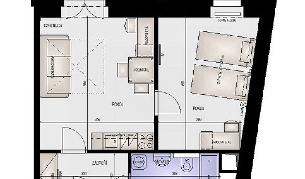 Prodej bytu 2+kk 46 m², Brno – náhled fotky 4