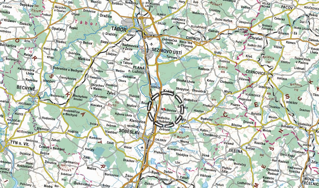 Prodej pole 10 453 m², Myslkovice – náhled fotky 3