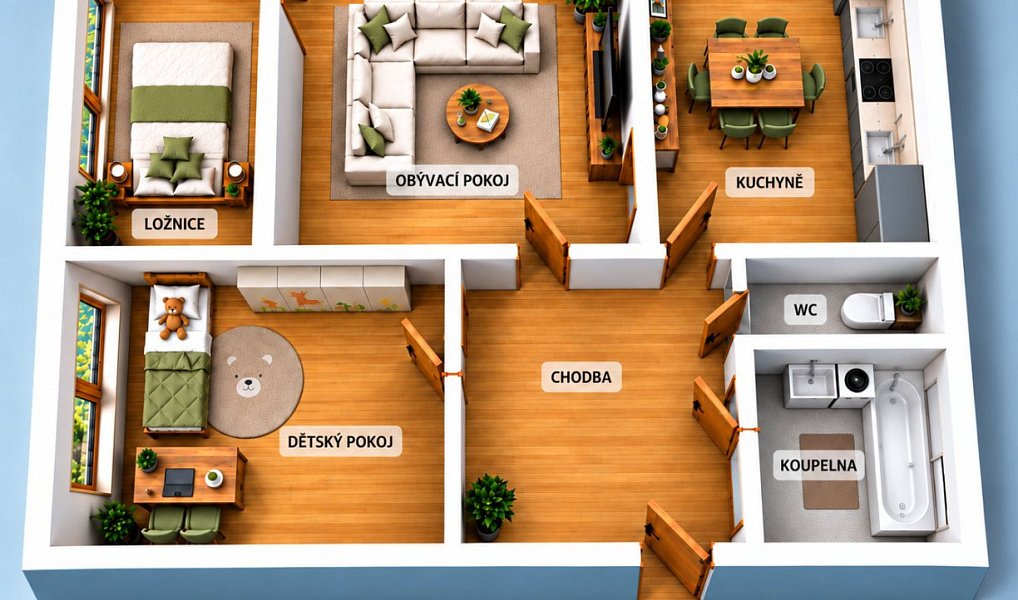 Prodej bytu 3+1 61 m², Hrádek nad Nisou – náhled fotky 14