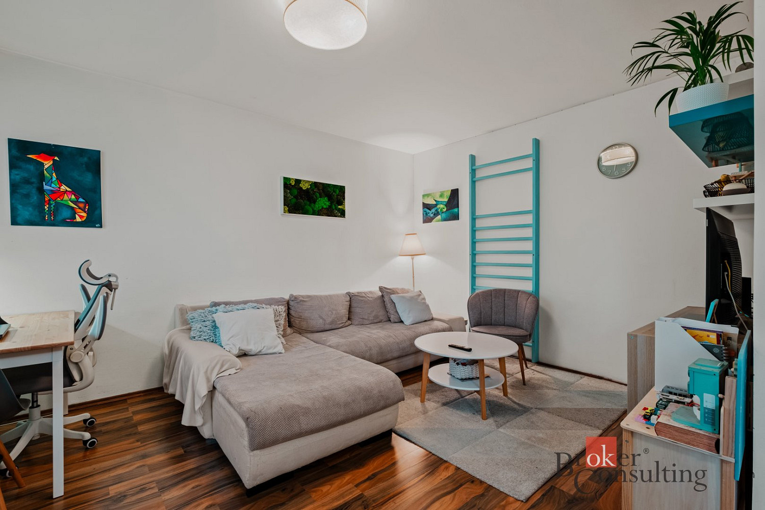 Pronájem světlého bytu 2+kk, 62 m², Brno Foerstrova