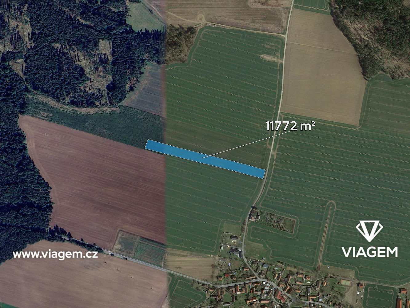 Prodej pole 1 962 m² – fotografie 2