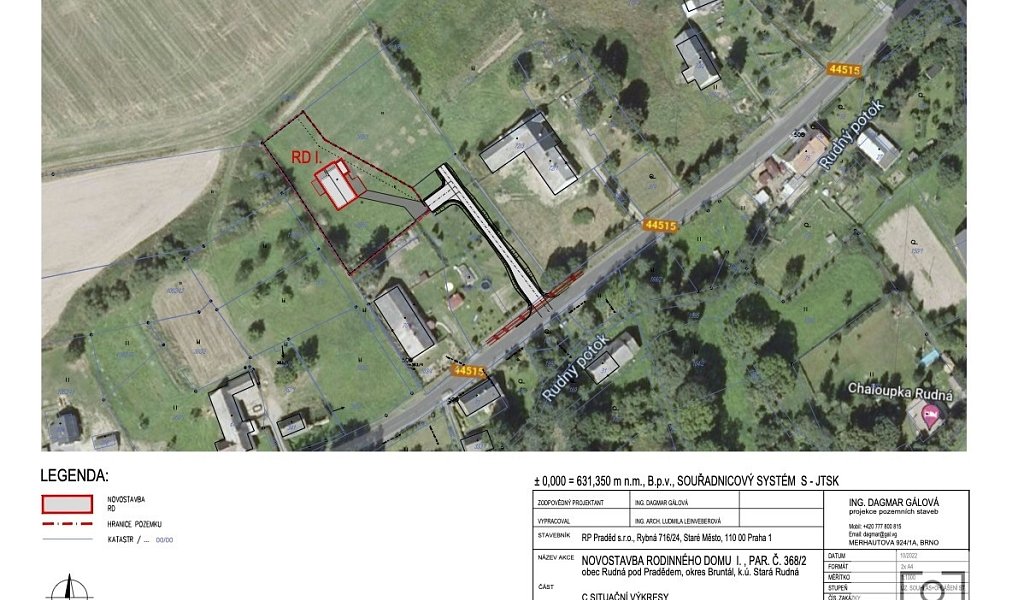 Prodej stavebního pozemku 2 010 m², Rudná pod Pradědem – fotka 1 z 7