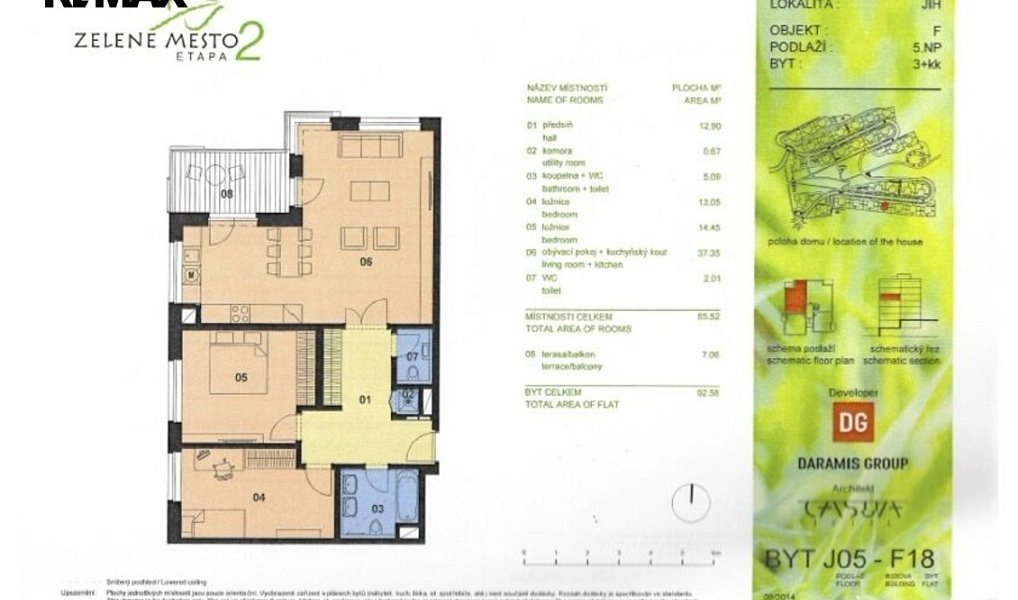 Prodej bytu 3+kk 86 m², Praha – náhled fotky 2
