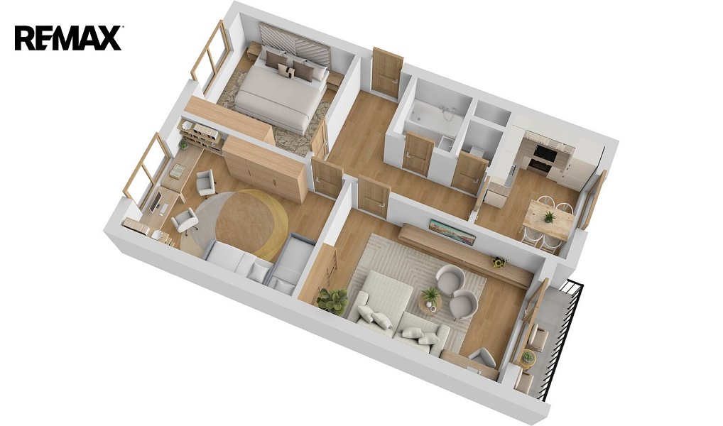 Prodej bytu 3+1 71 m², Rychnov nad Kněžnou – náhled fotky 2
