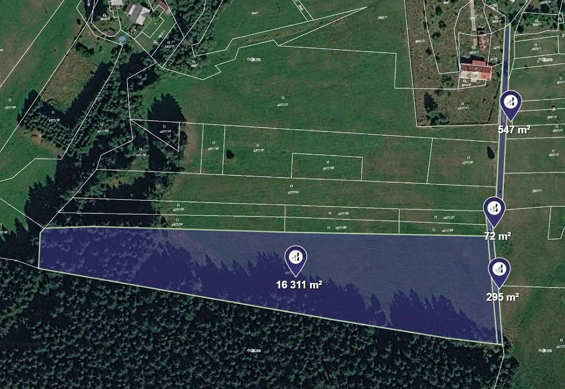 Prodej louky 2 825 m²