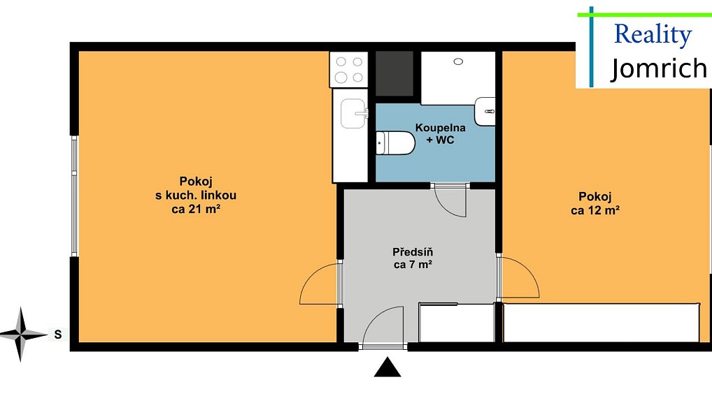 Prodej bytu 2+kk 43 m², Liberec – náhled fotky 16