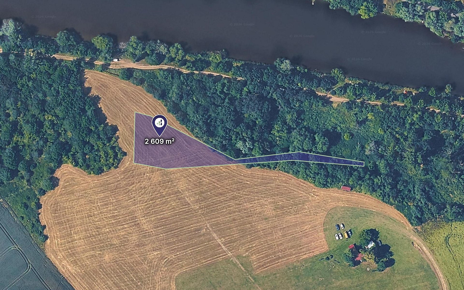 Prodej pole 1 305 m²