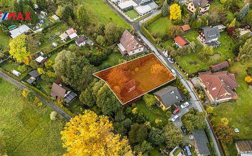 Prodej stavebního pozemku 863 m², Okrouhlá, okres Česká Lípa