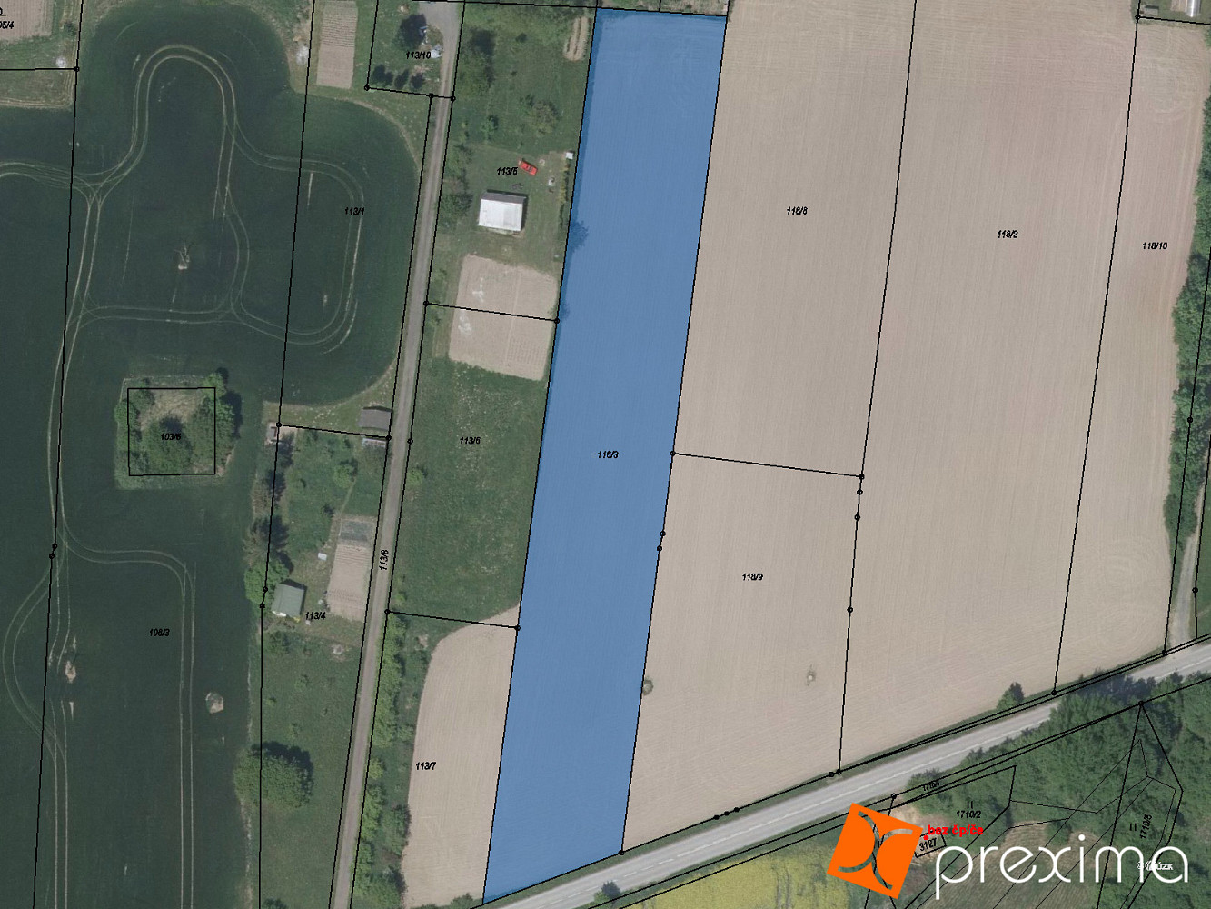 Prodej stavebního pozemku 1 569 m²