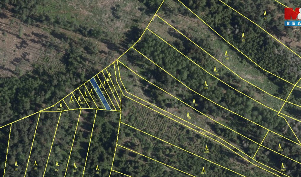 Prodej lesa 7 177 m², Mysletice – náhled fotky 2