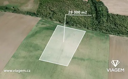 Prodej pole 7 250 m², Mělnické Vtelno, okres Mělník