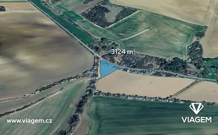 Prodej pole 1 562 m², Litenčice, okres Kroměříž