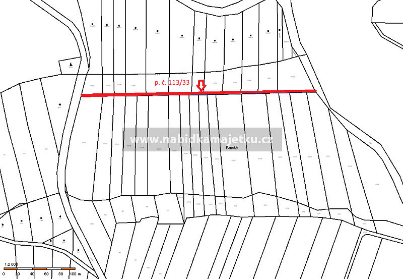 Prodej pozemku 662 m²