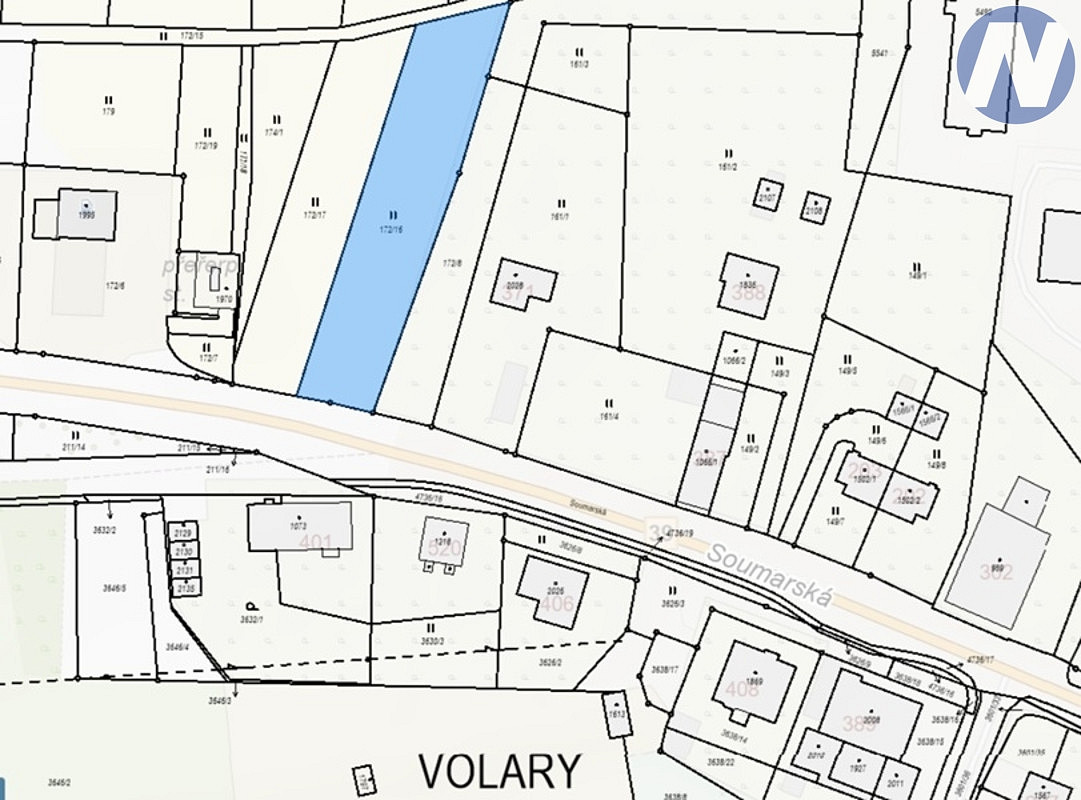Prodej stavebního pozemku 1 768 m² – fotografie 3