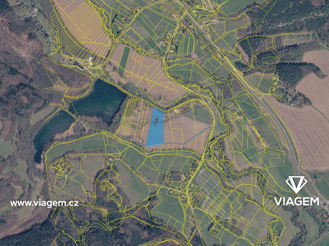 Prodej pole 7 645 m² - Widok 4