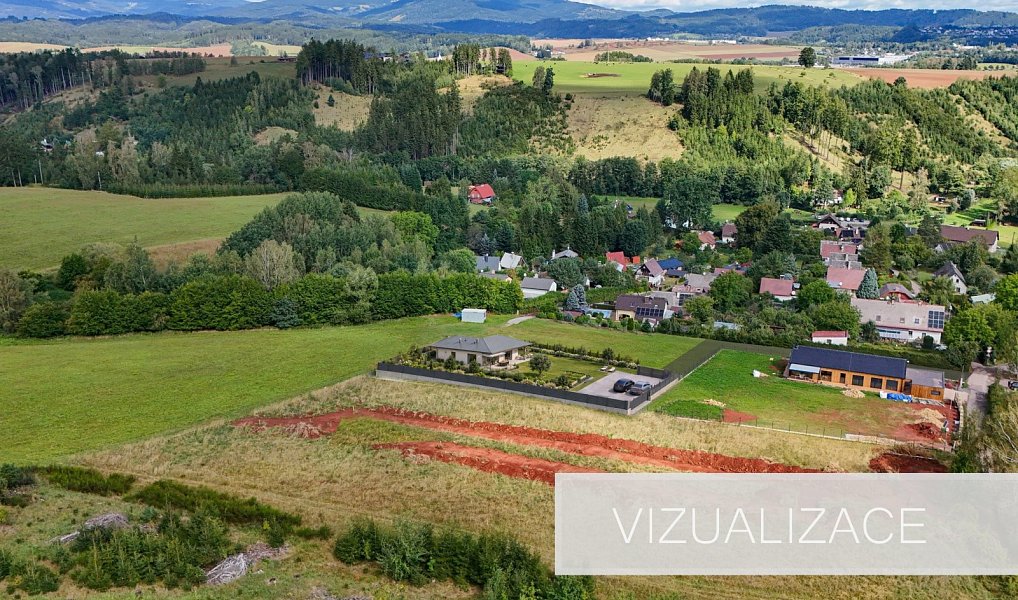 Prodej stavebního pozemku 1 208 m², Staré Buky – náhled fotky 2